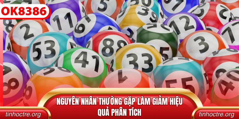 Nguyên nhân thường gặp làm giảm hiệu quả phân tích