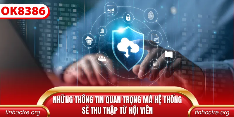 Những thông tin quan trọng mà hệ thống sẽ thu thập từ hội viên