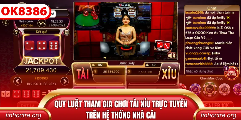 Quy luật tham gia chơi tài xỉu trực tuyến trên hệ thống nhà cái